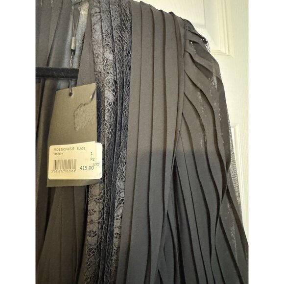 The Kooples Vestaire Lace Trim Pleated Dress Size 1 (US 4) NEW $415 - Picture 9 of 13